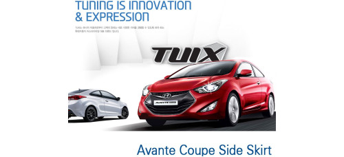 tuix side skirt set for hyundai elantra coupe 2013-15